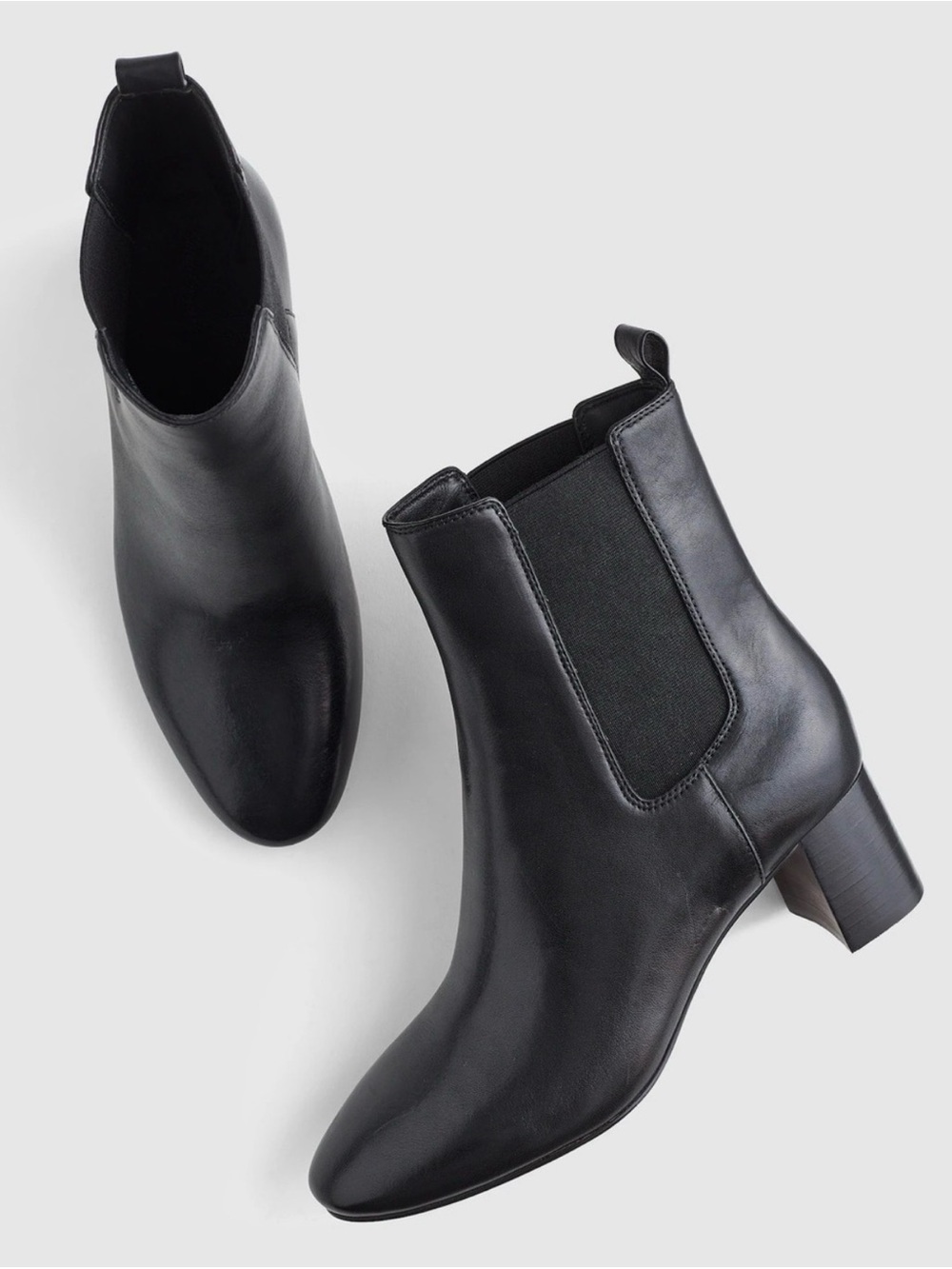 New 6.5 Madewell The Sylvia Chelsea Boot Black Ankle